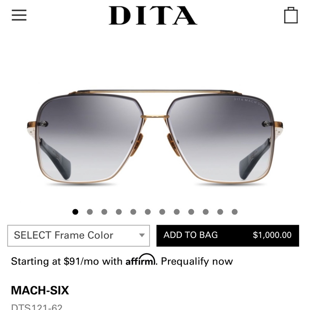 DITA Mach six sunglasses